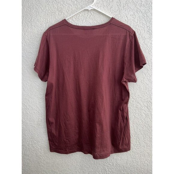ACNE Studios Wine Color T-Shirt Tee Shirt NEW NWOTS Size Large Womens (N) - Picture 3 of 6